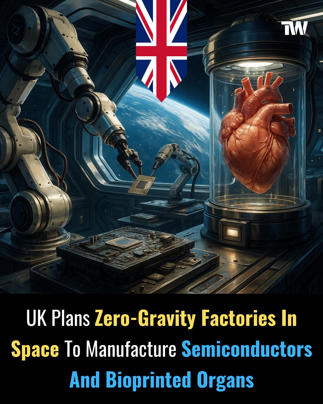 Techworm - 🚀 The UK Is Building Factories… In Space! 🌌🔧 In a ...