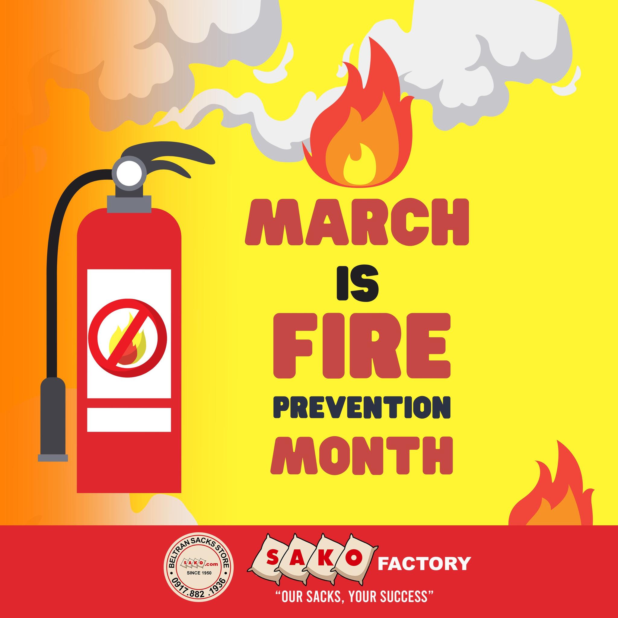 SAKO.com - March is FIRE PREVENTION MONTH!! Be safe... | Facebook