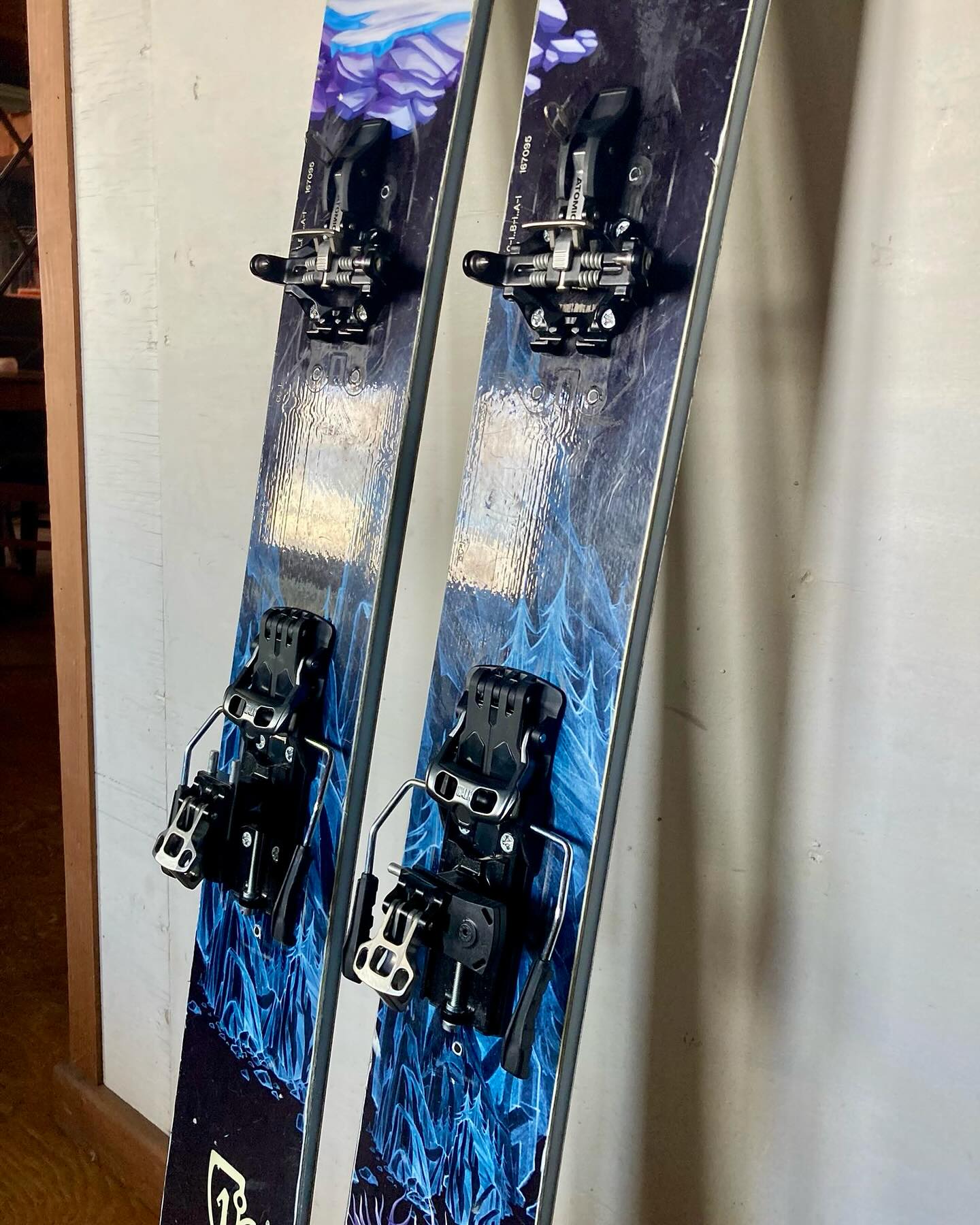 Bend ski touring with Atomic Backland 107