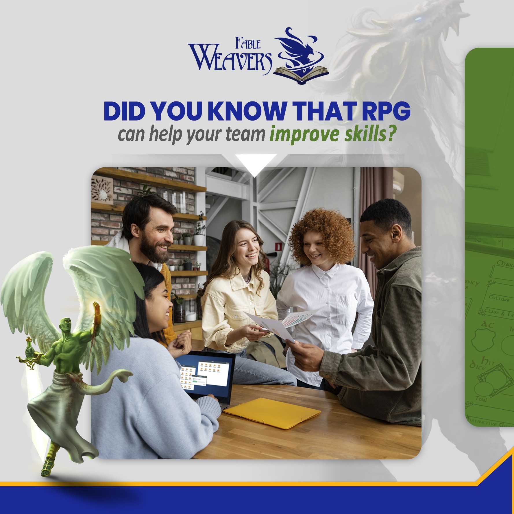 How is the development of your team's... - Fable Weavers RPG