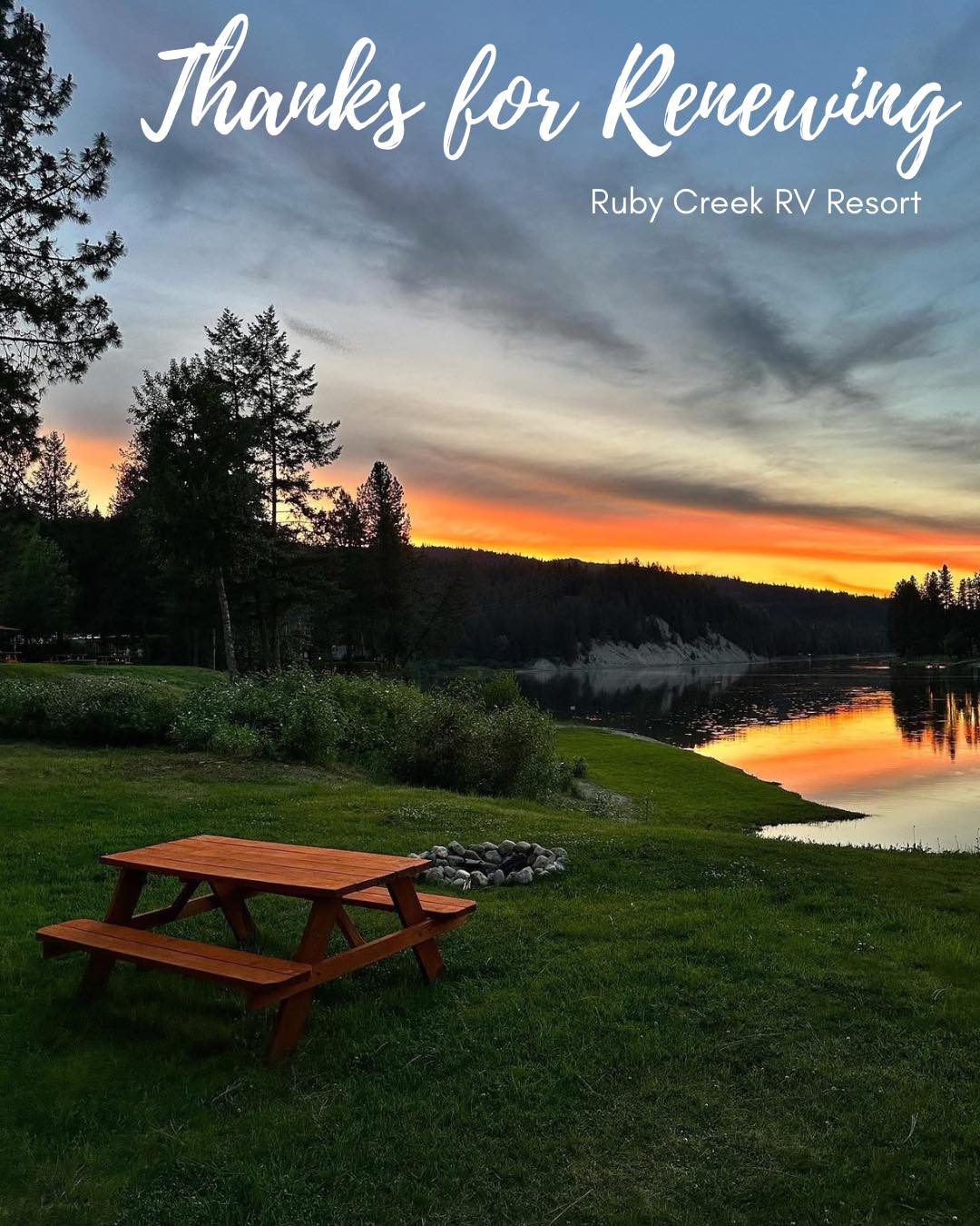 We are excited to have renewed our... - Ruby Creek Resort