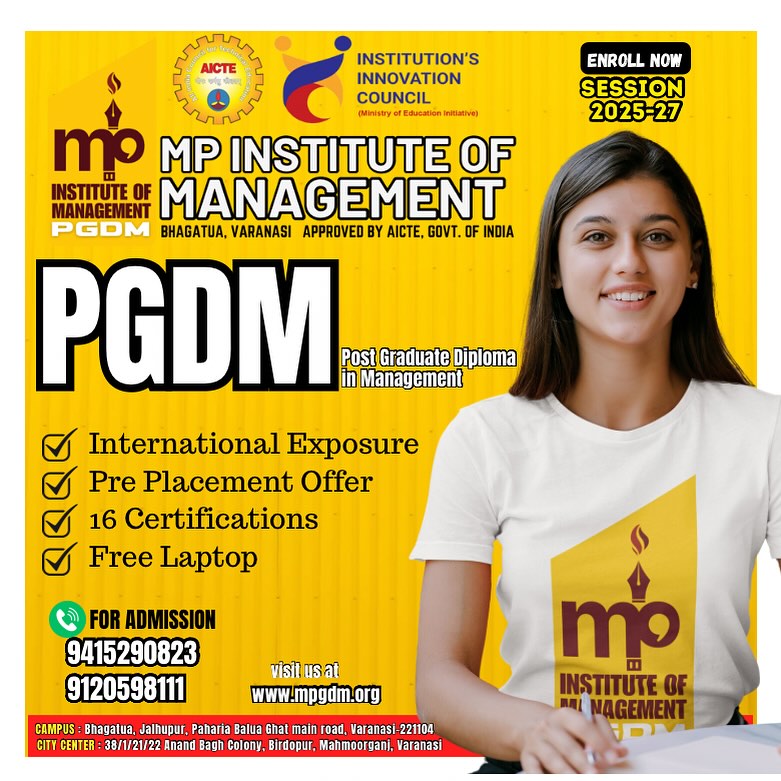 MP - Admissions are now open for the PGDM Program (2025-27) at MP ...