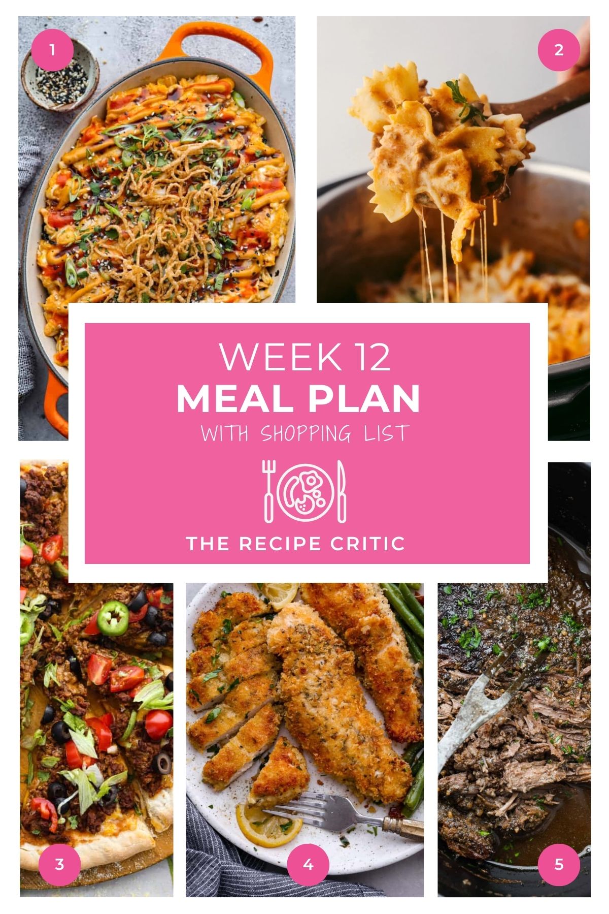 NEW Kid friendly meal plan for this... - The Recipe Critic | Facebook