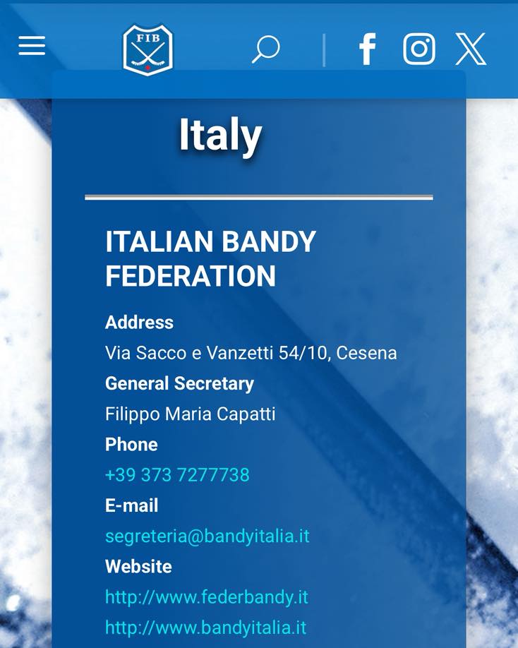 Federazione Italiana Bandy | Rome