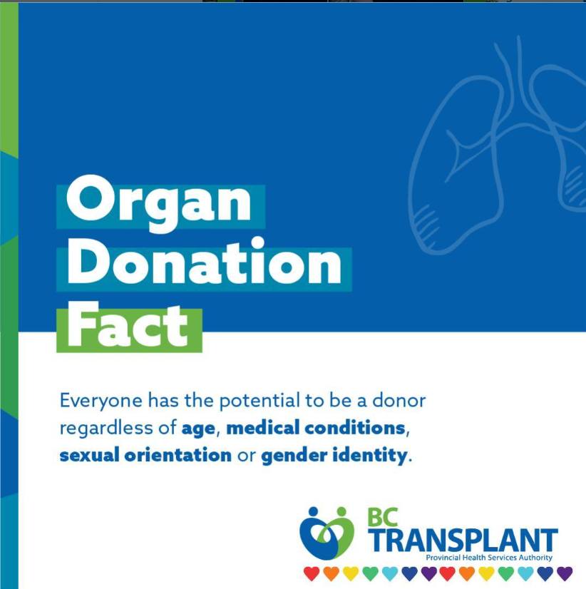 BC - Did you know? Everyone has the power to save lives as an organ ...