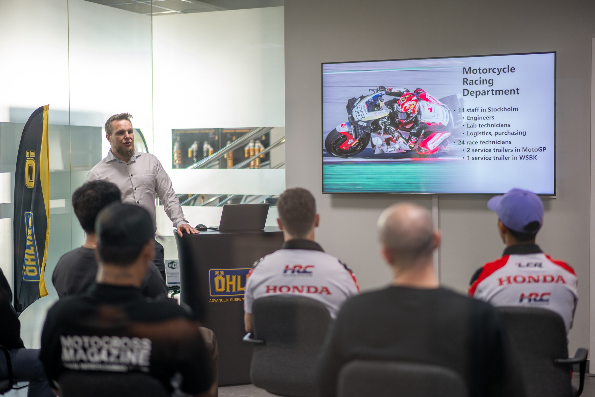 Öhlins - Öhlins Asia รู้สึกเป็นเกียรติอย่างยิ่งที่ได้ต้อนรับ 
