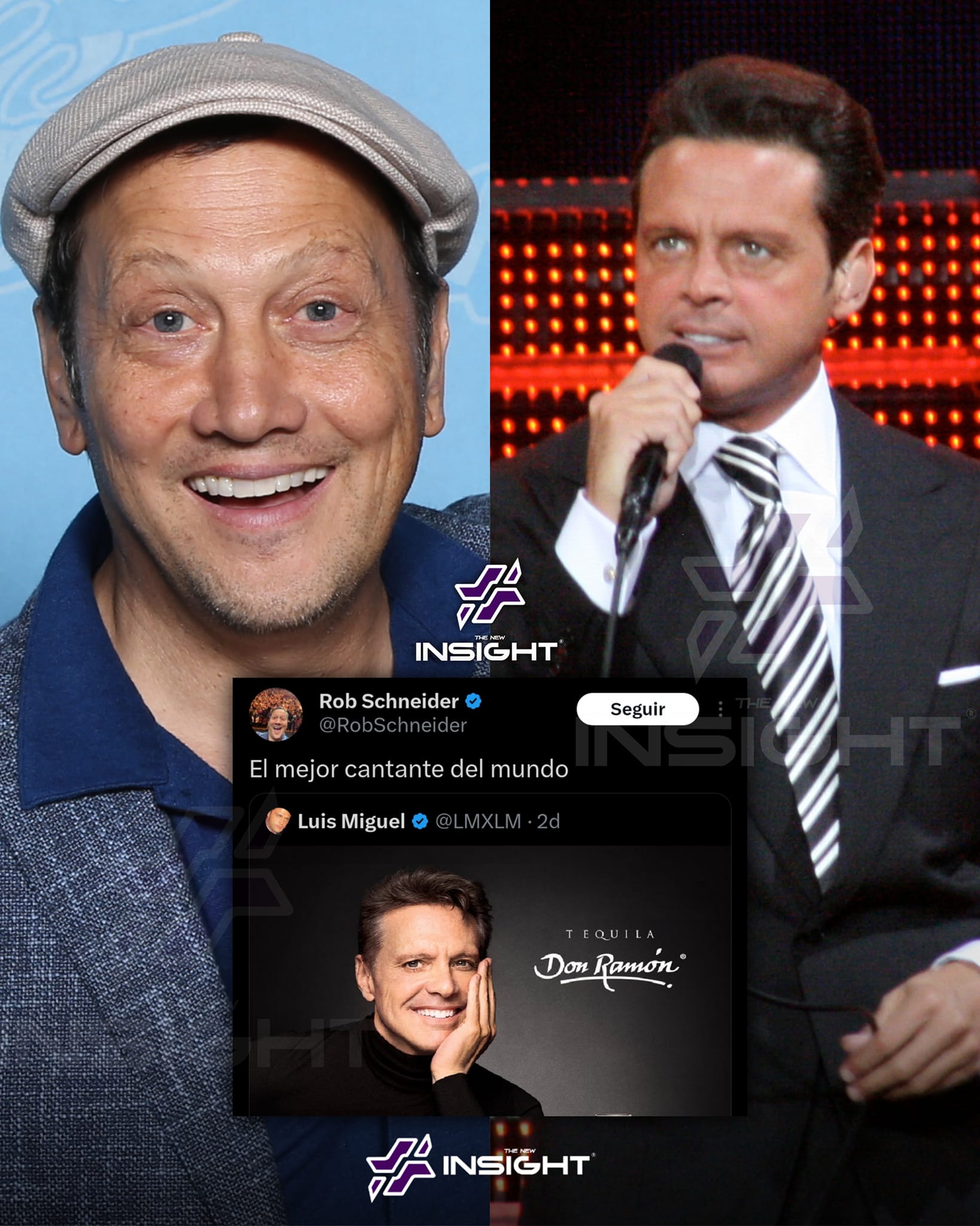 The Insight - El actor Rob Schneider vía Twitter / X.