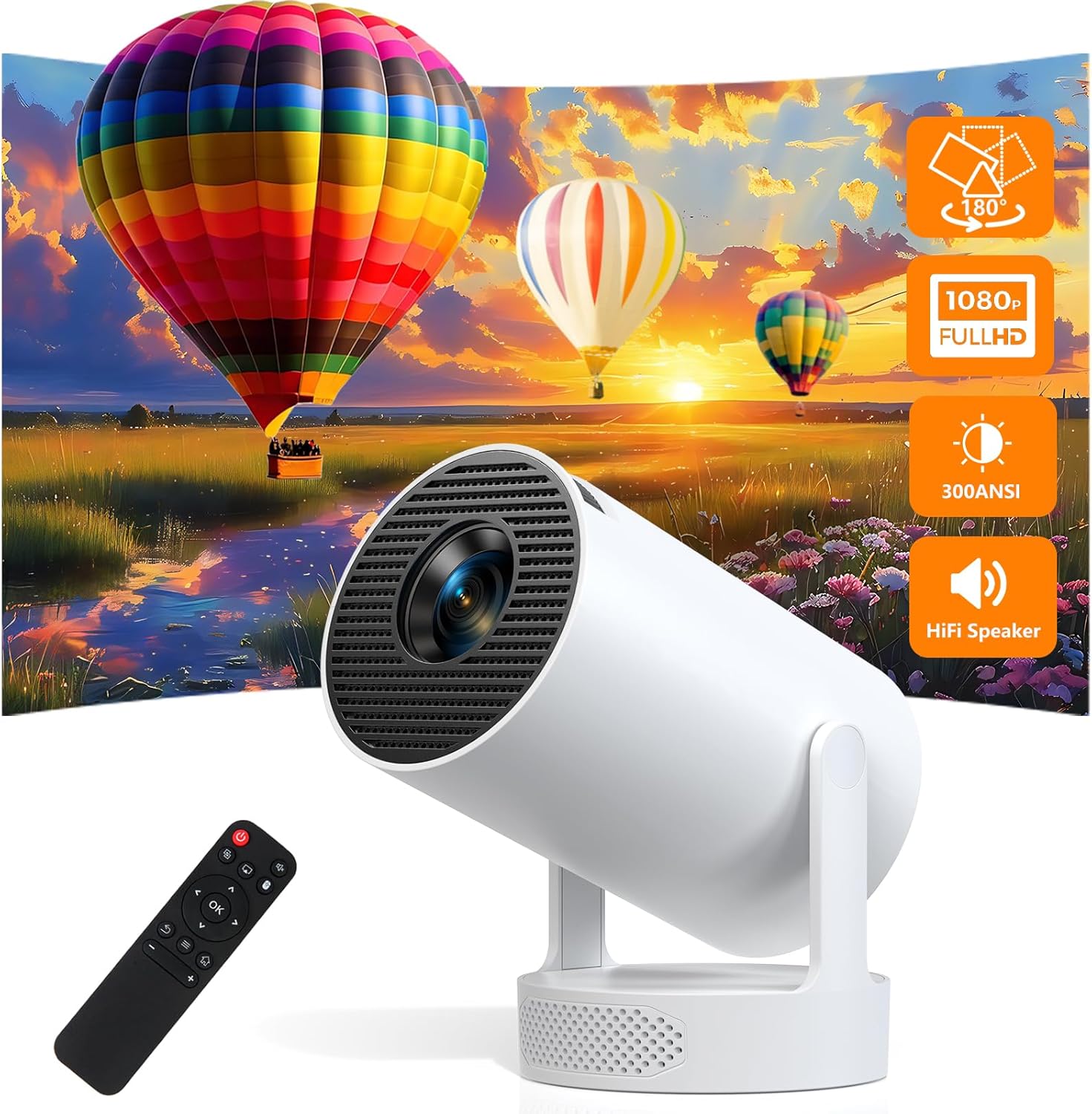 PROJECTEUR ULTRA HD - WIFI* Tél :0195623113(w) Marque : Earldom