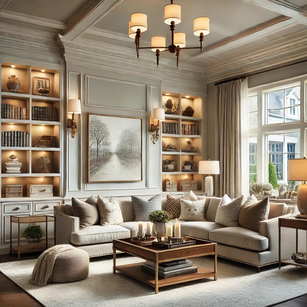 CC - 🛋️ Defining Spaces with Millwork & Lighting Transform your living ...