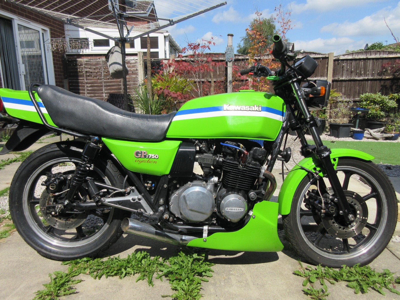 The 1982 Kawasaki Z750-V1 (GP) is a rare gem from the limited