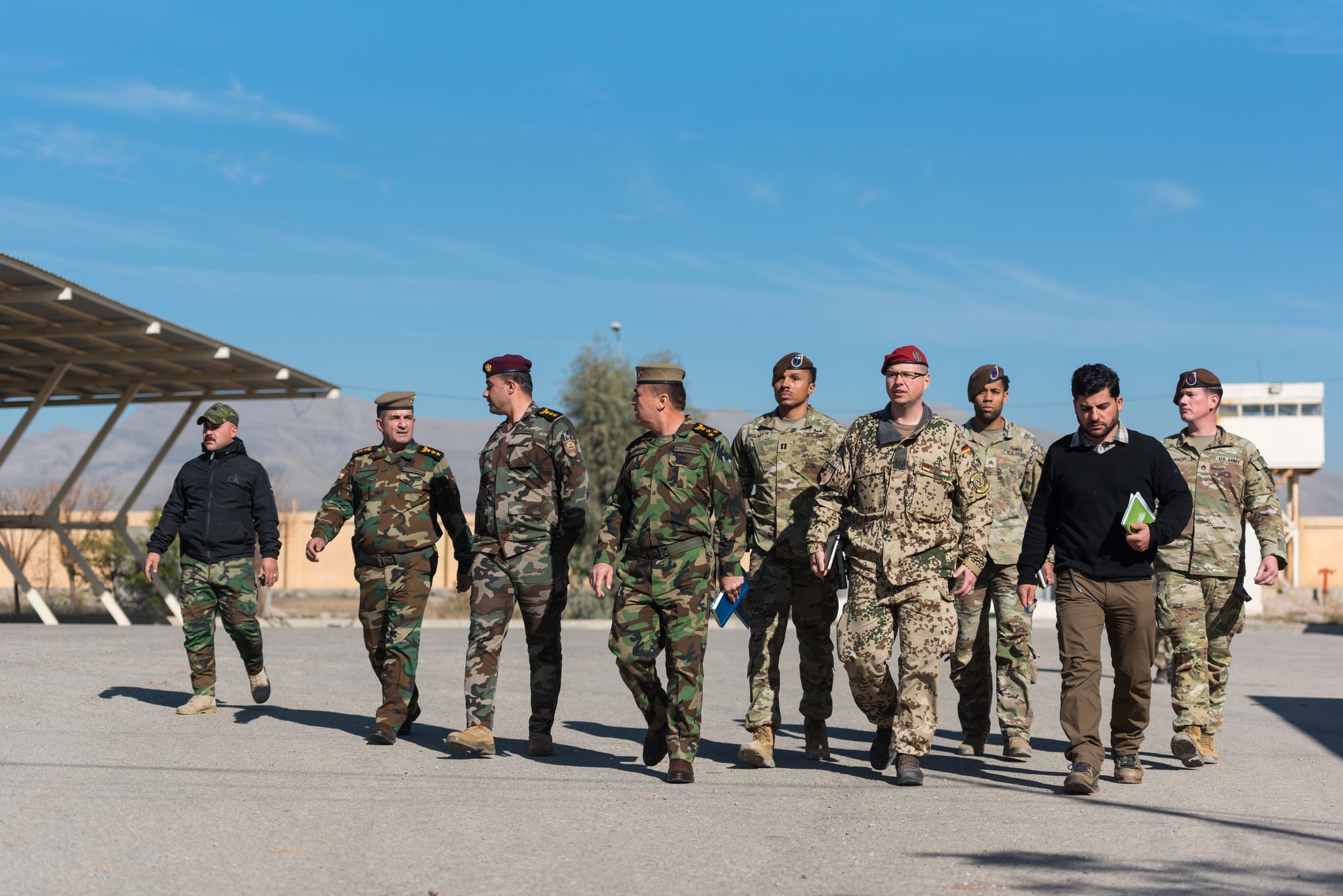 Building a stronger foundation for the future. Peshmerga officers meet ...