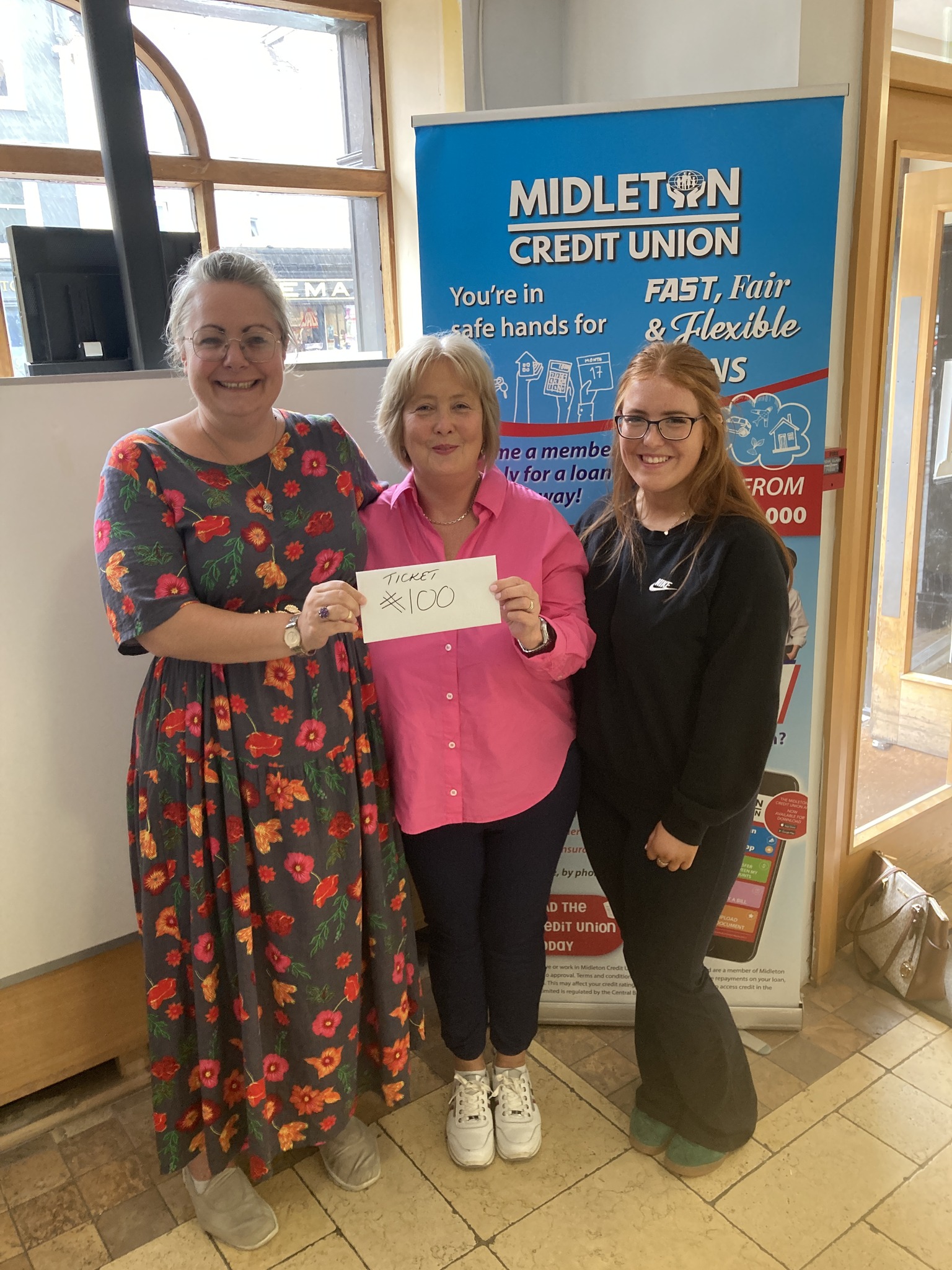 Midleton - Becky from Midleton CU with Cathy and Anna Maguire | Facebook