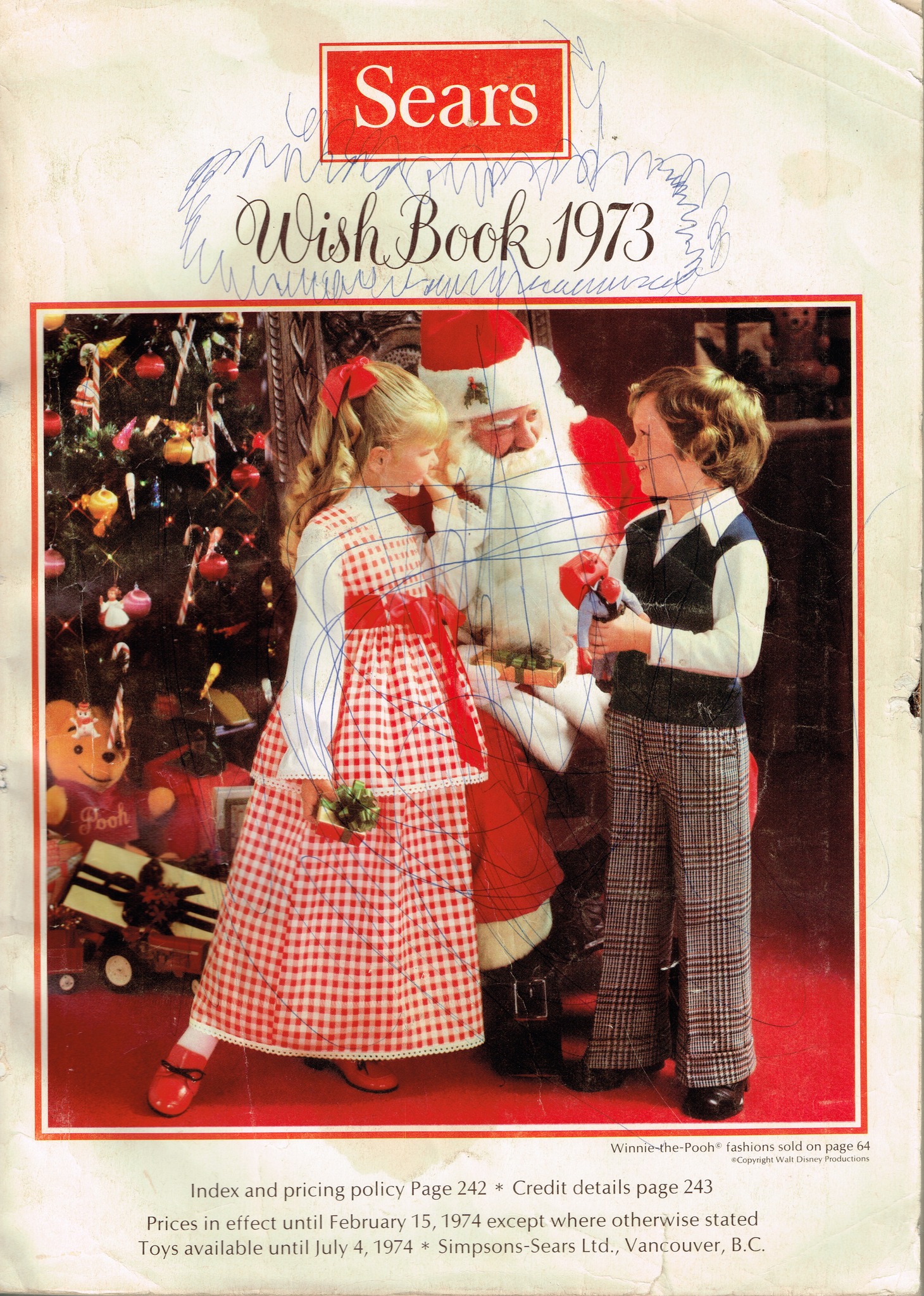 Vintage 1973 Sears Canada Barbie dolls catalogue