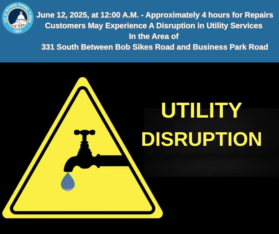 City - City of DeFuniak Springs Public Works Department POTABLE WATER ...