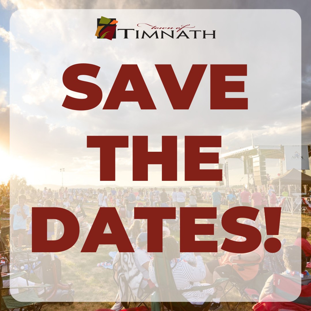 Town of Timnath - We are so excited to announce our event... | Facebook