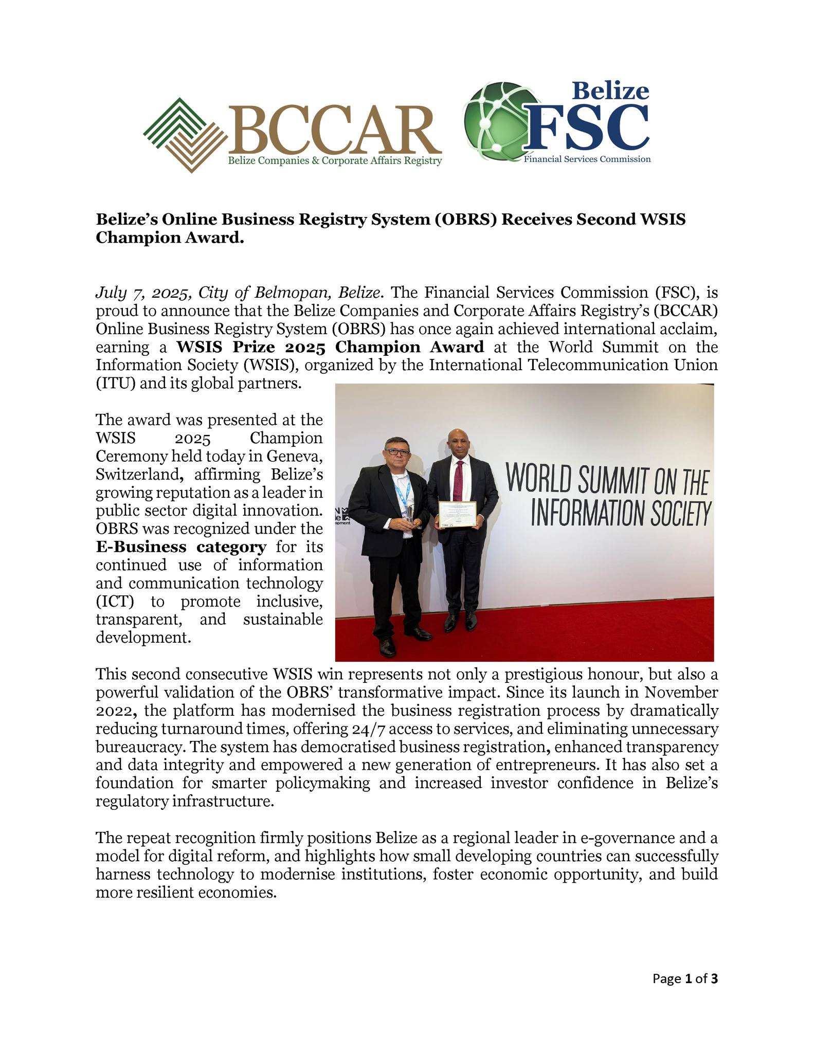 Financial Services Commission | Belmopan