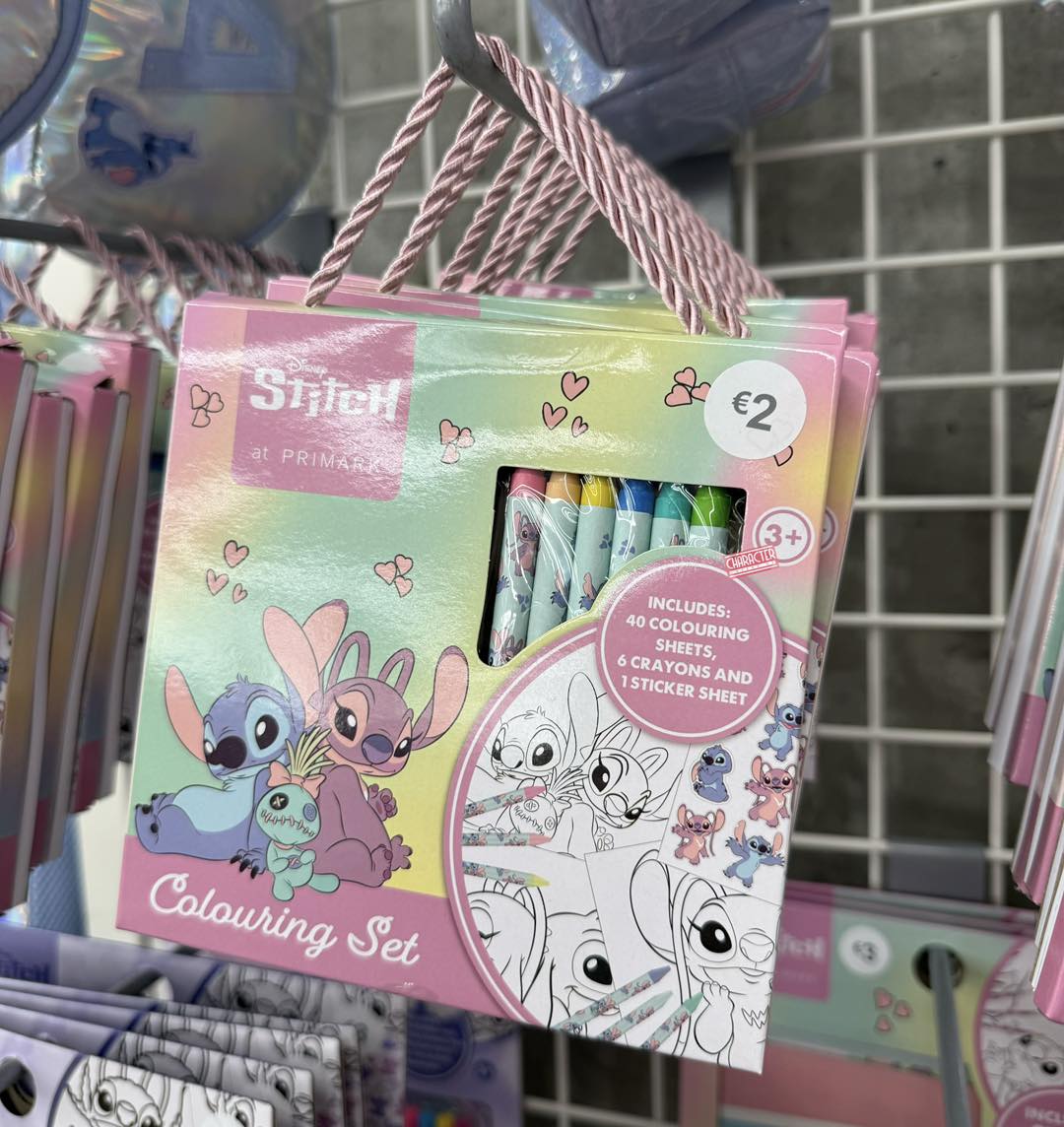 Disney - Mini Stitch colouring set has arrived at Primark.. | Facebook