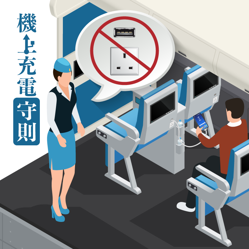 CLP 中電 - 【機上充電守則 】 正所謂：未出發，先興奮！有冇試過出發前左影右影，結果未上機部手機已經冇晒電？... | Facebook