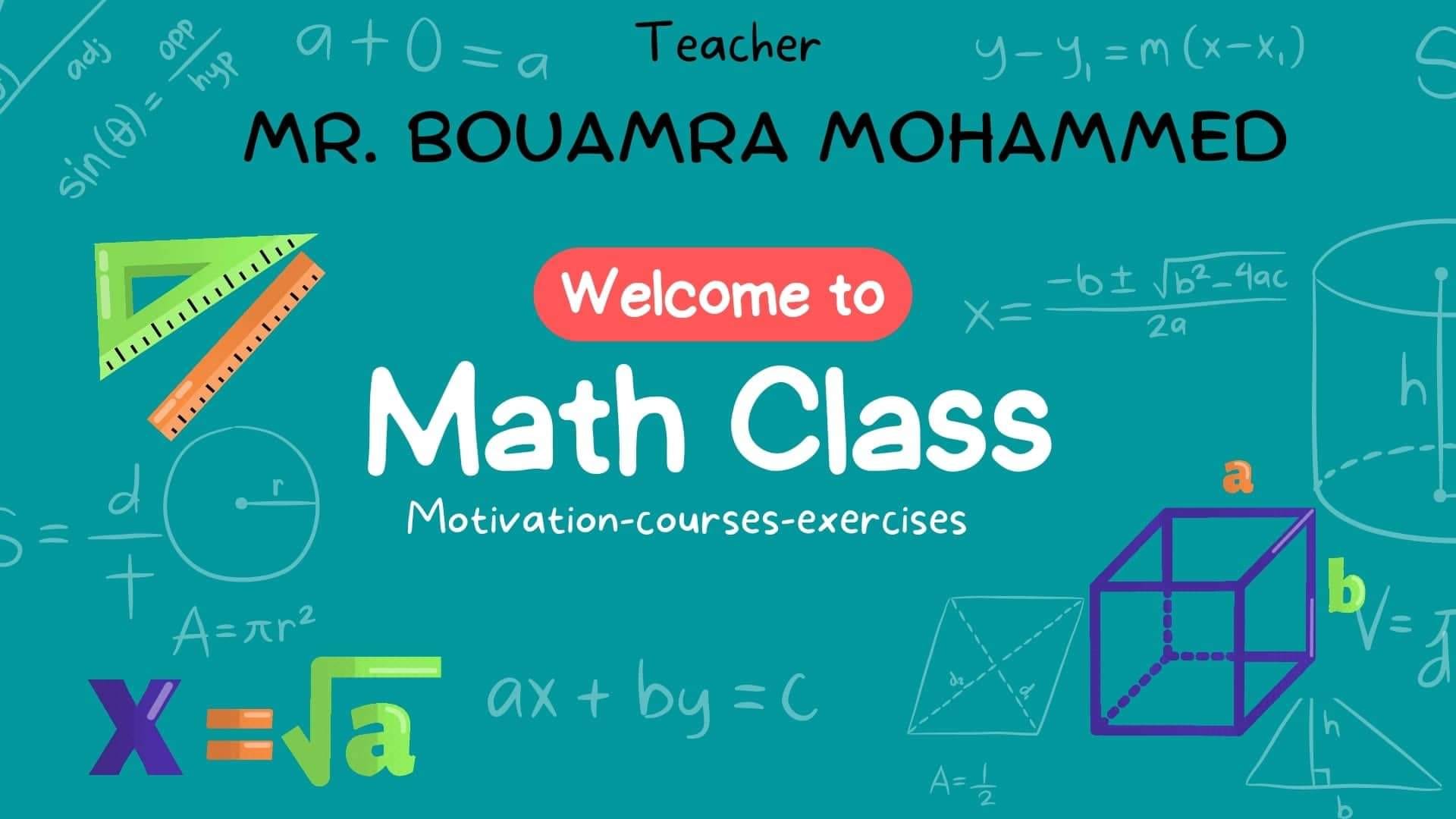 Profmath Bouamra Med | Ksar el Boukhari