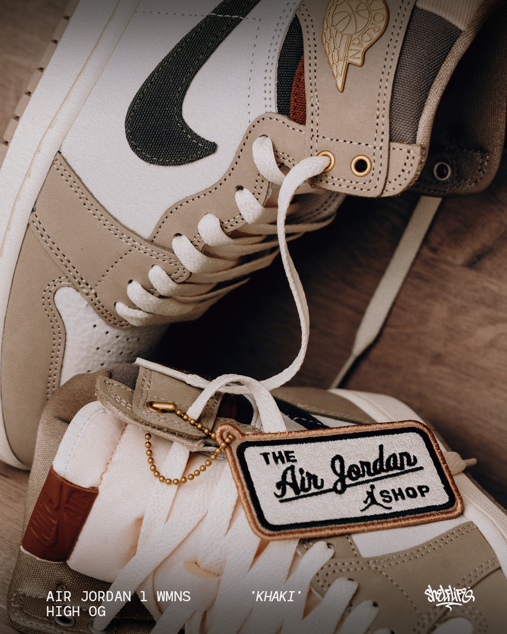 Earthy tones, elevated silhouette. The Air Jordan 1 Women