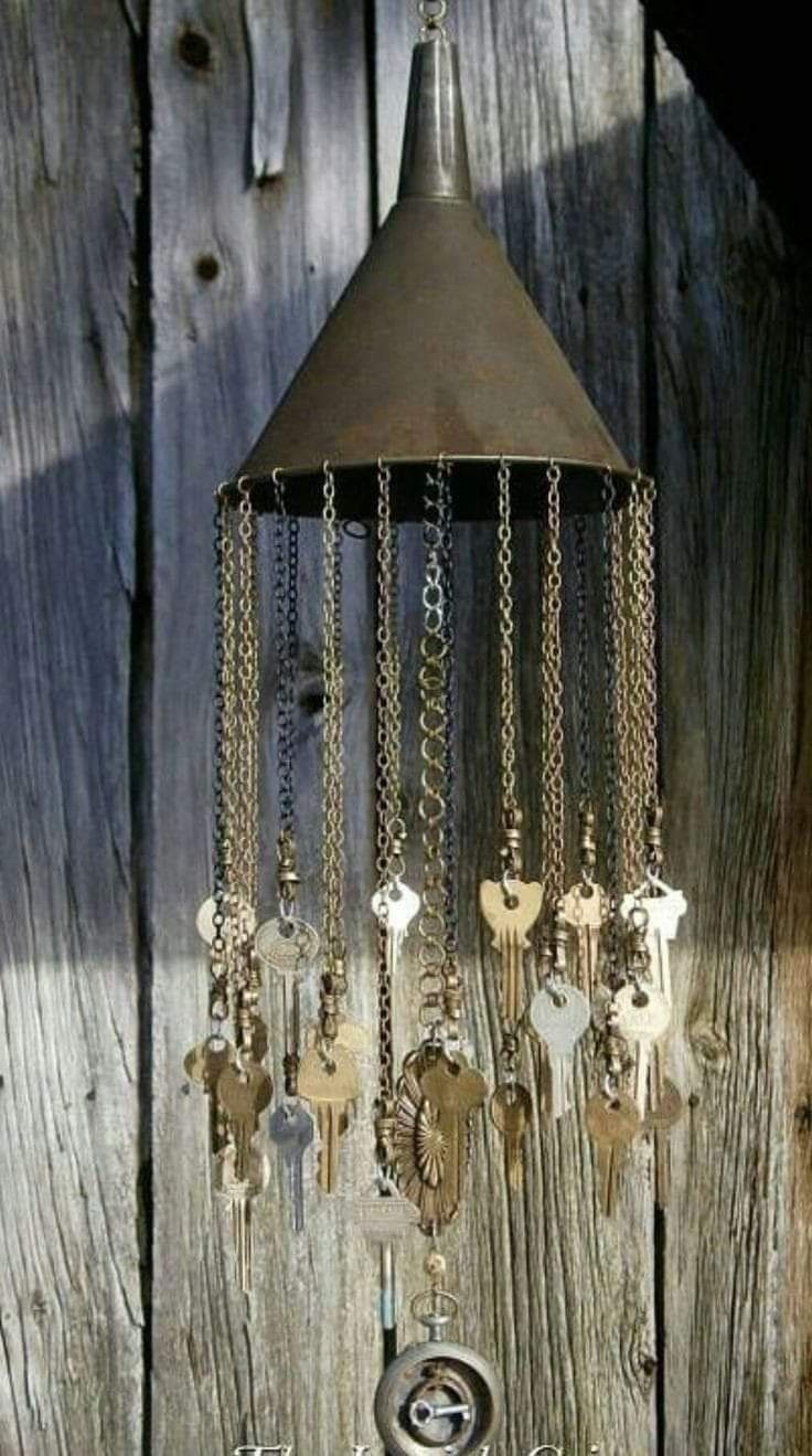Creativity - 🔑🎶 Upcycled Key Wind Chime: Turn Old Keys into Musical Art ...