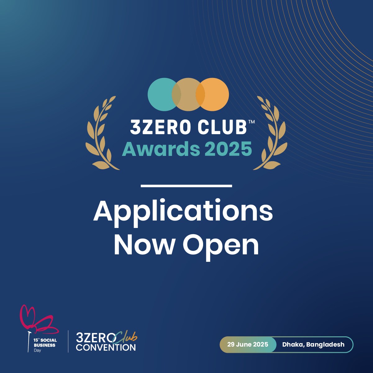 3ZERO Club - 🏆 Applications Now Open for the category of... | Facebook