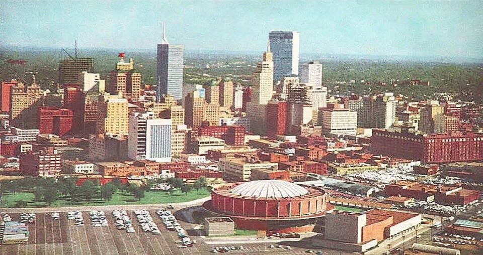 Historic - Dallas Skyline (1959) By 1959, the Dallas skyline showcased ...