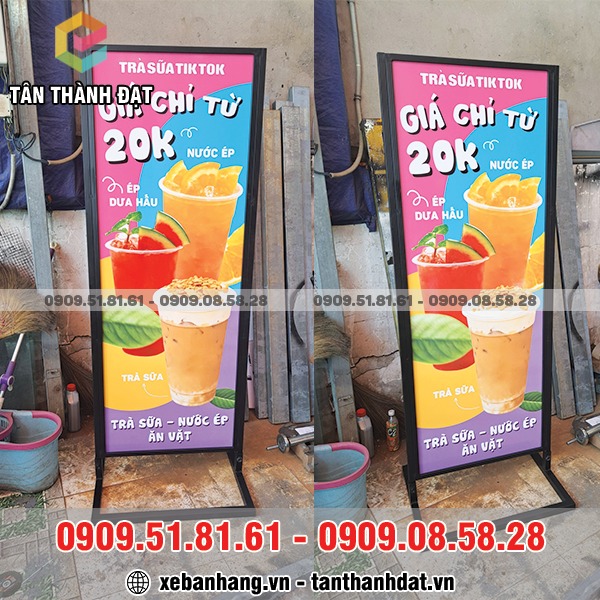 Standee Khung Sắt Chịu Gió - STANDY CHÂN SẮT LẮP RÁP IN QUẢNG CÁO 2 MẶT ...