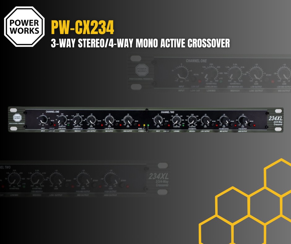 Precision Power FRX-456 electronic crossover features
