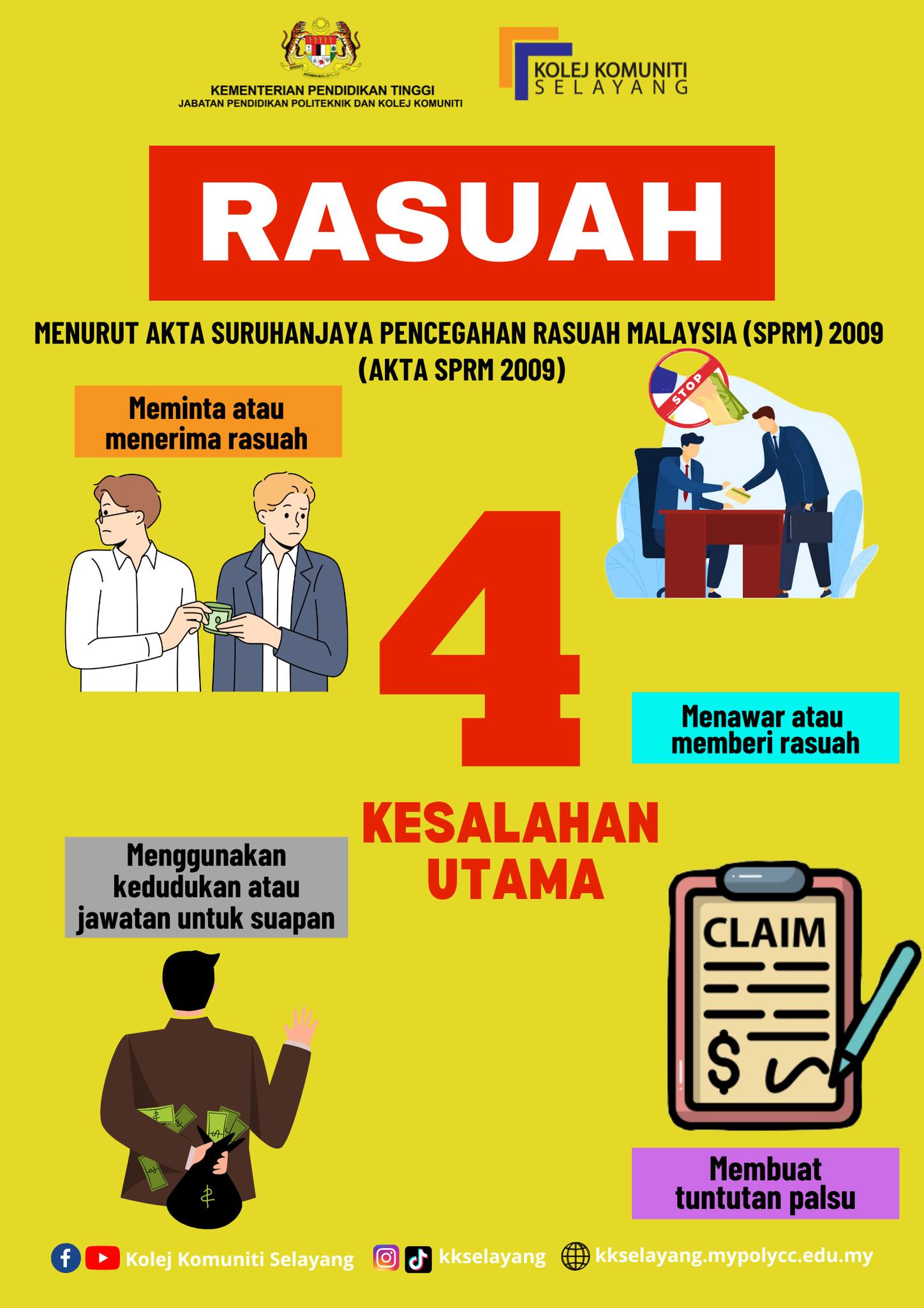 Kolej Komuniti Selayang - RASUAH: MUSUH INTEGRITI PENJAWAT AWAM! 🔴 4 ...