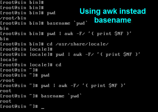 ถอดแบบการทำงานของคำสั่ง basename... - Linux ITDestination