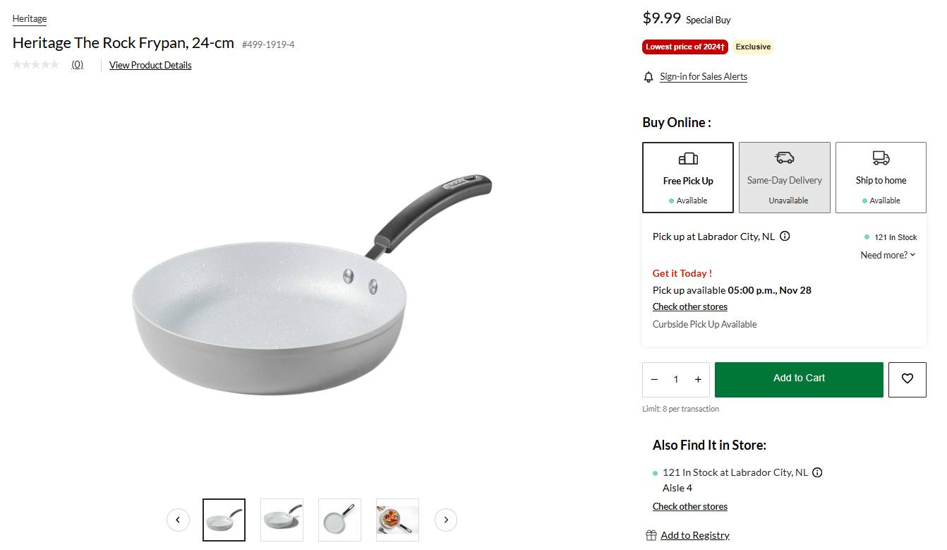 Heritage The Rock Frypan 24cm who doesnt need a new frying pan 