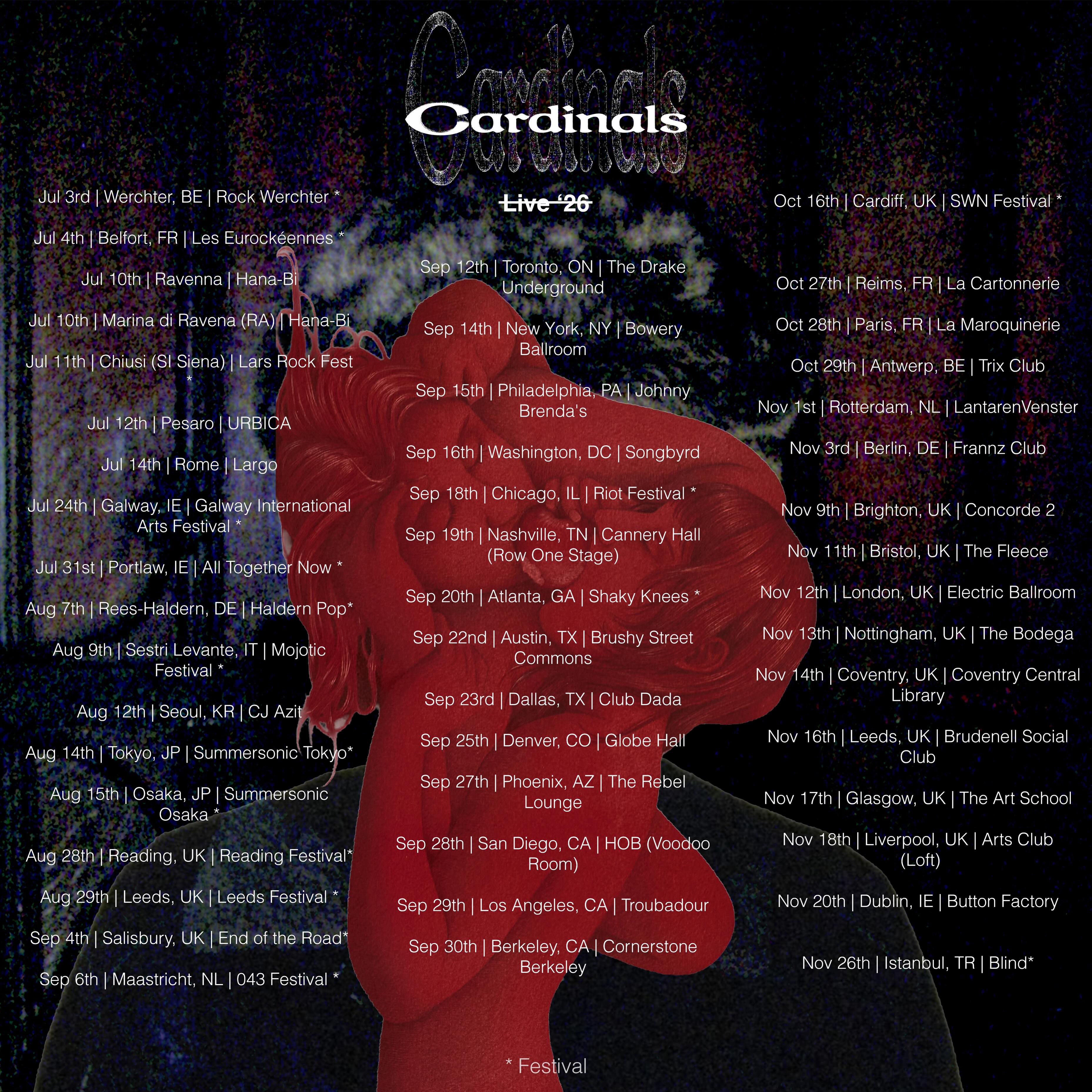 Cardinals - Masquerade - @biglove_records Japan Edition OBI Strip