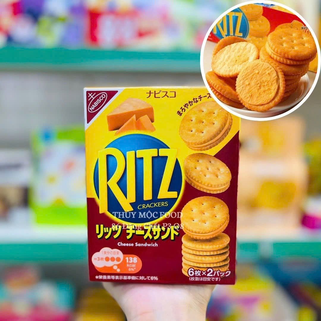 Ăn - 🤔 BÁNH RITZ PHÔ MAI NHẬT SIÊU NGON🤗 💰Giá Tốt: #45k/hộp 2 gói riêng ...