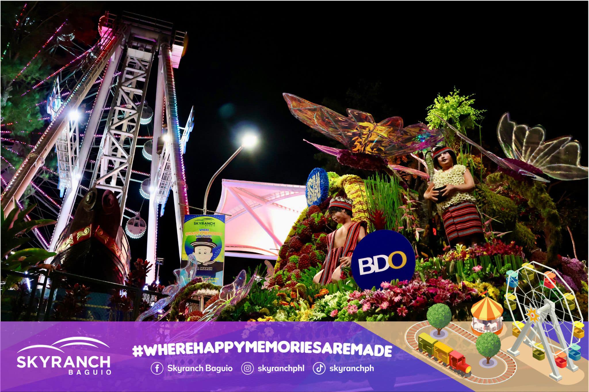 Skyranch Baguio - LOOK: #SKYRANCHBaguio lights up in...