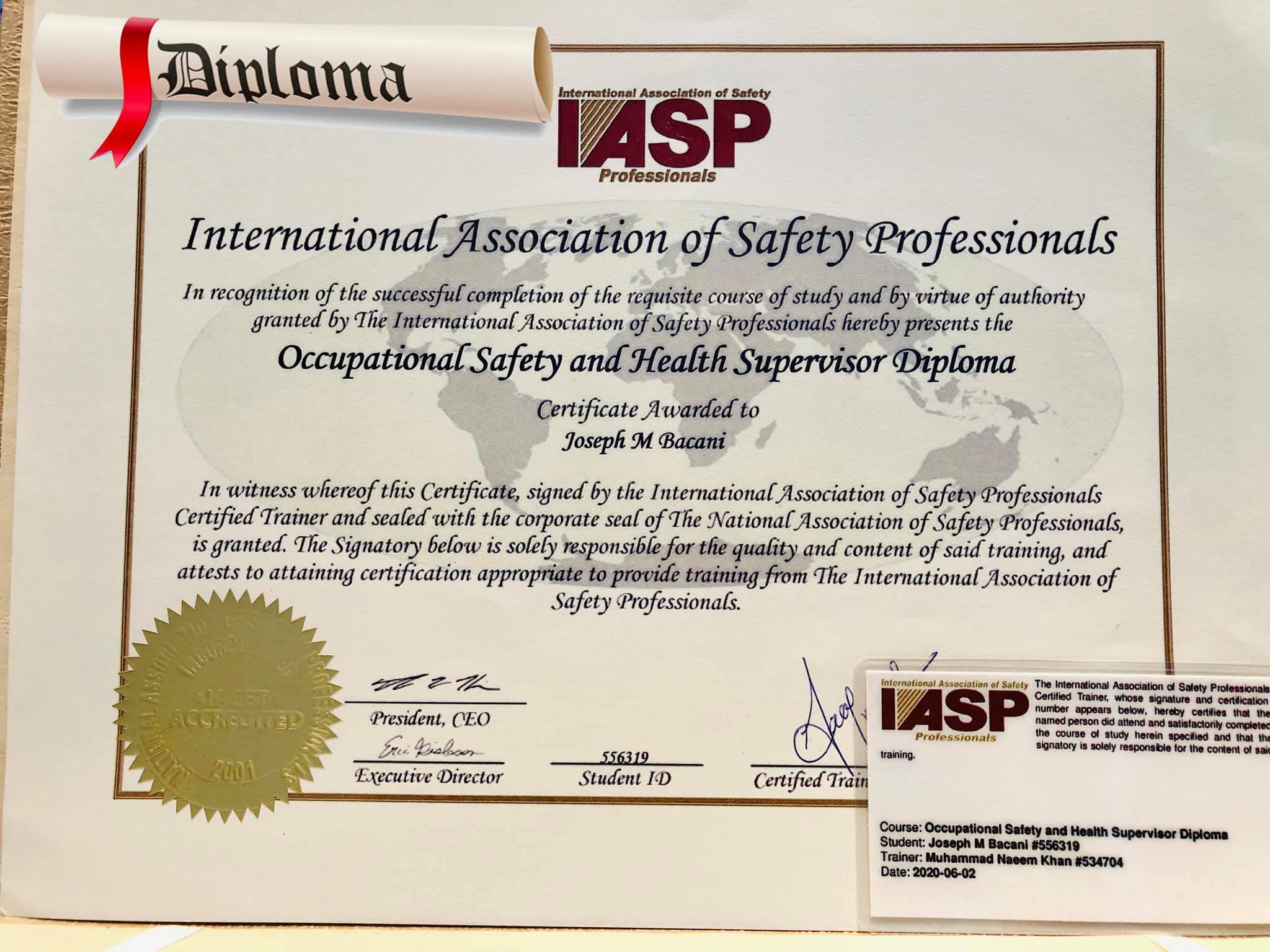 Occupational Safety &... - OHSEC Training & HSE Professional