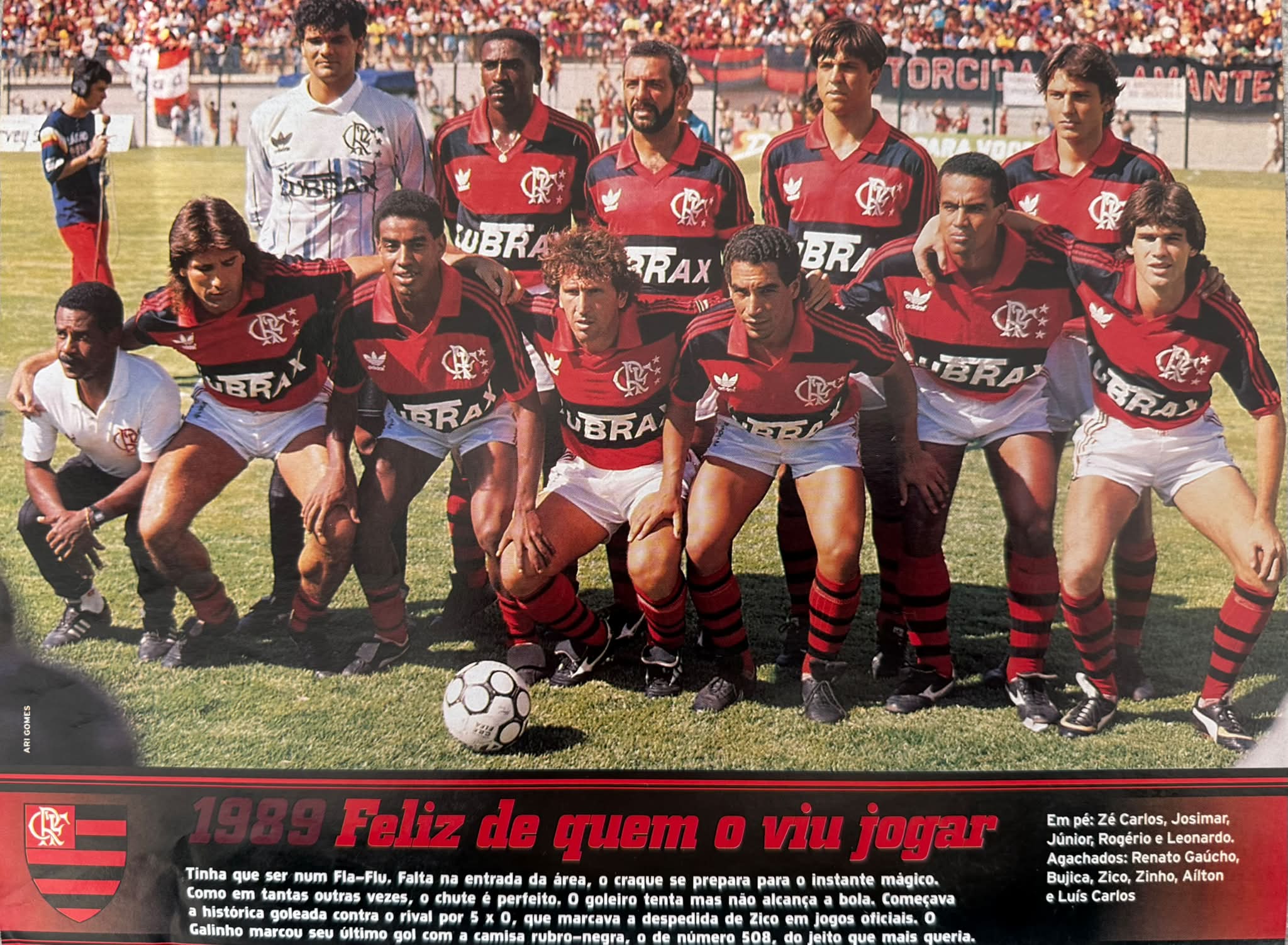 80s フラメンゴ #8 アイルトン  ブラジル　ジーコ　レナト FLAMENGO,1989 Zico, Junior, Renato Gaucho, Josimar, Leonardo, Zinho …