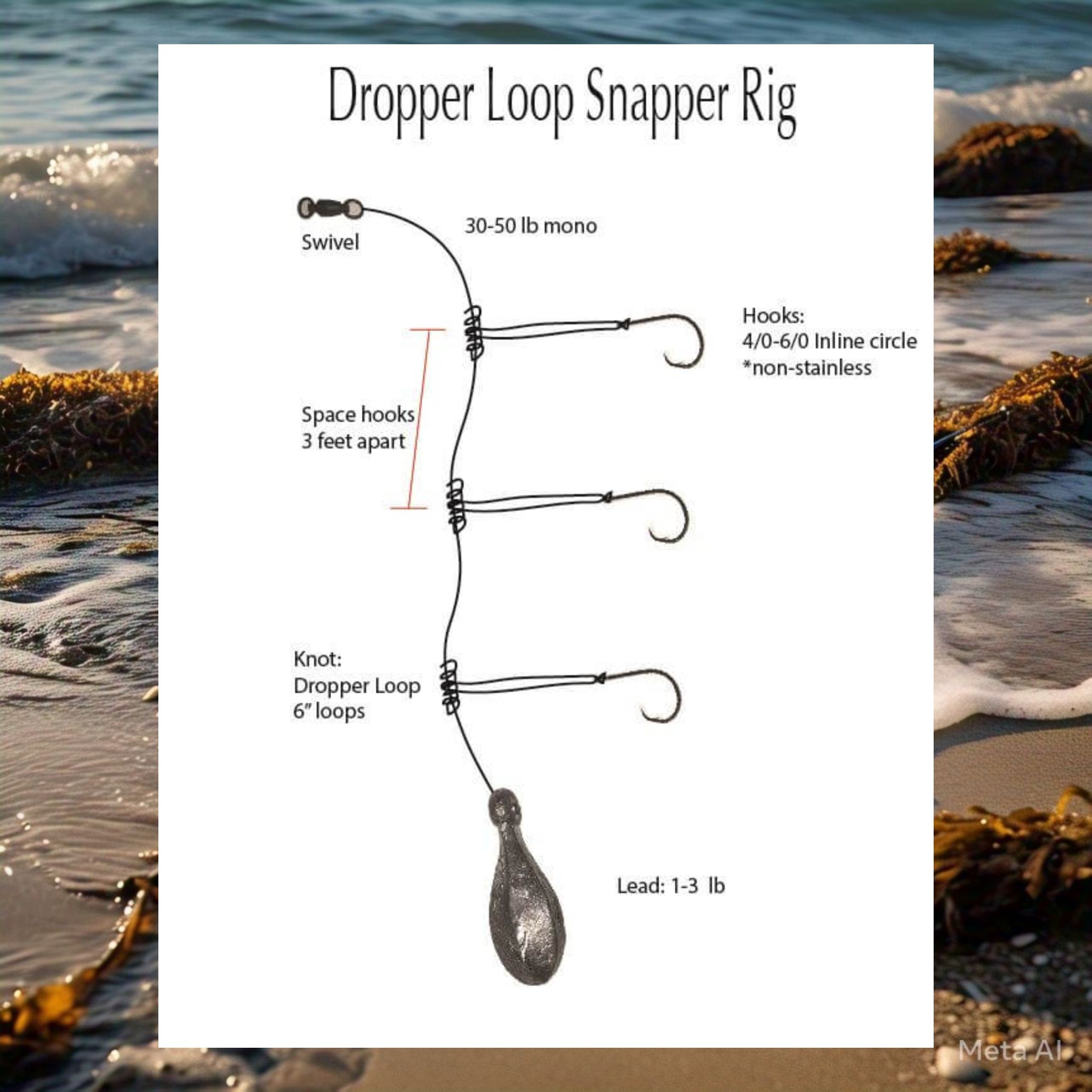 Kang Muhidin Fishing - Dropper loop snapper rig 👍👍👍 | Facebook