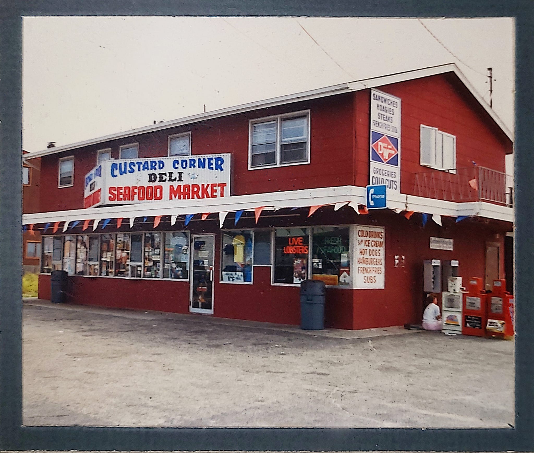 By popular demand here is the Custard Corner. Taken June 1987.
