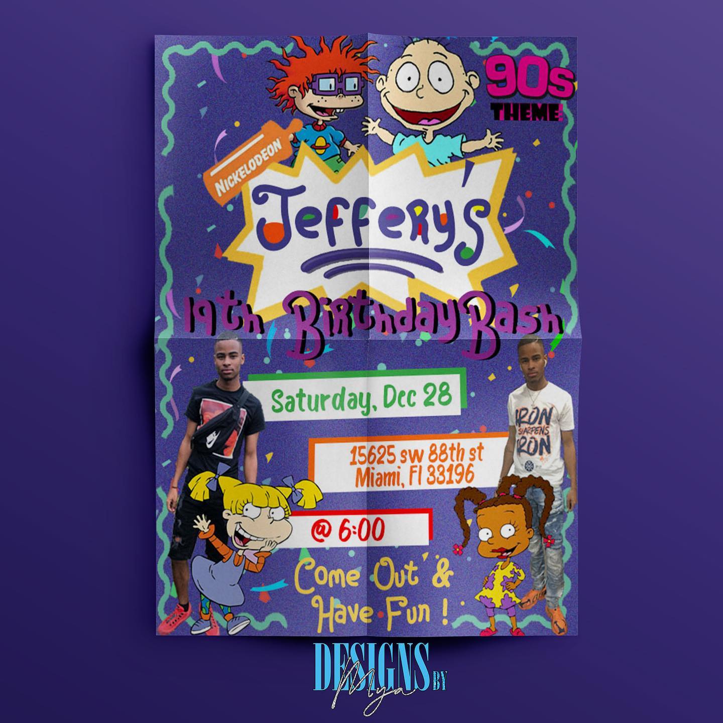 90s Rugrats Flyer design for 🥳 🥳... - Elevating Visions