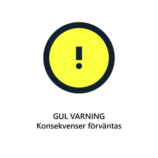 Örkelljunga - 🟡 ️GUL VARNING FÖR ISHALKA! SMHI har utfärdat gul varning ...