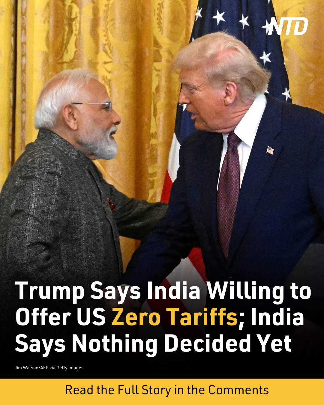 NTD - President Donald Trump said on May 15 that India has offered a ...