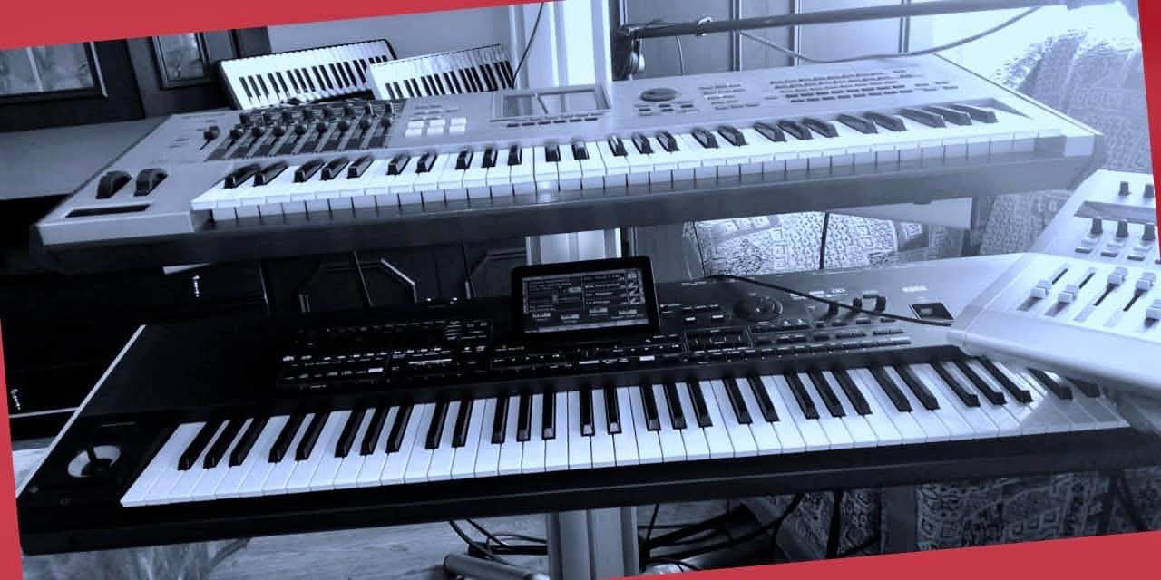 ex-Tony Banks' / Genesis' Korg Prophecy, Korg Z1, Yamaha TX7