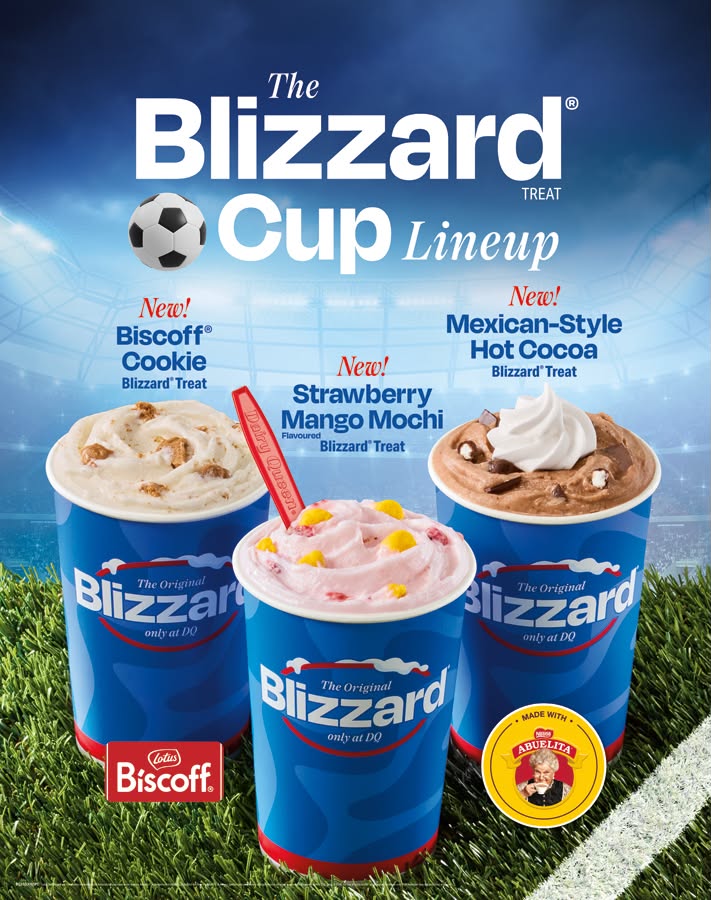 Dairy Queen's new Blizzard Cup lineup