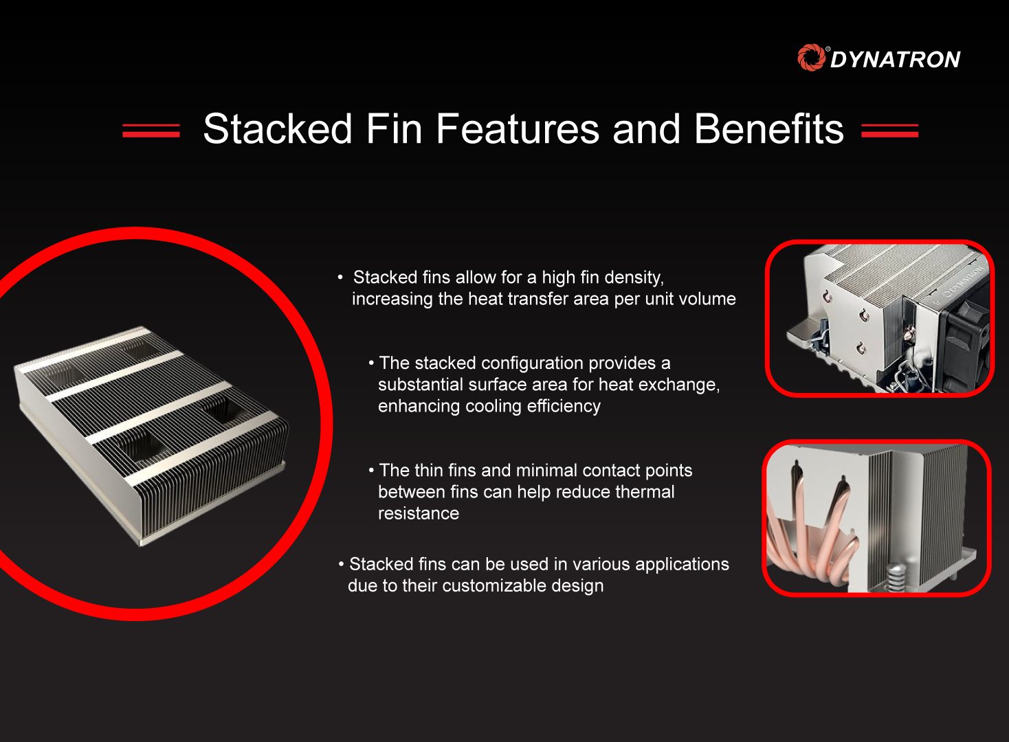 Dynatron - #Stacked fin technology is a key innovation in #thermal ...