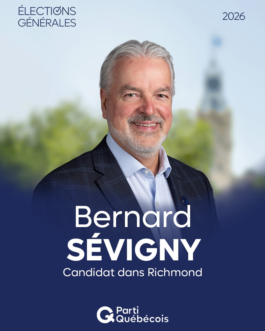 Bernard Sévigny candidat du Parti Québécois dans Richmond