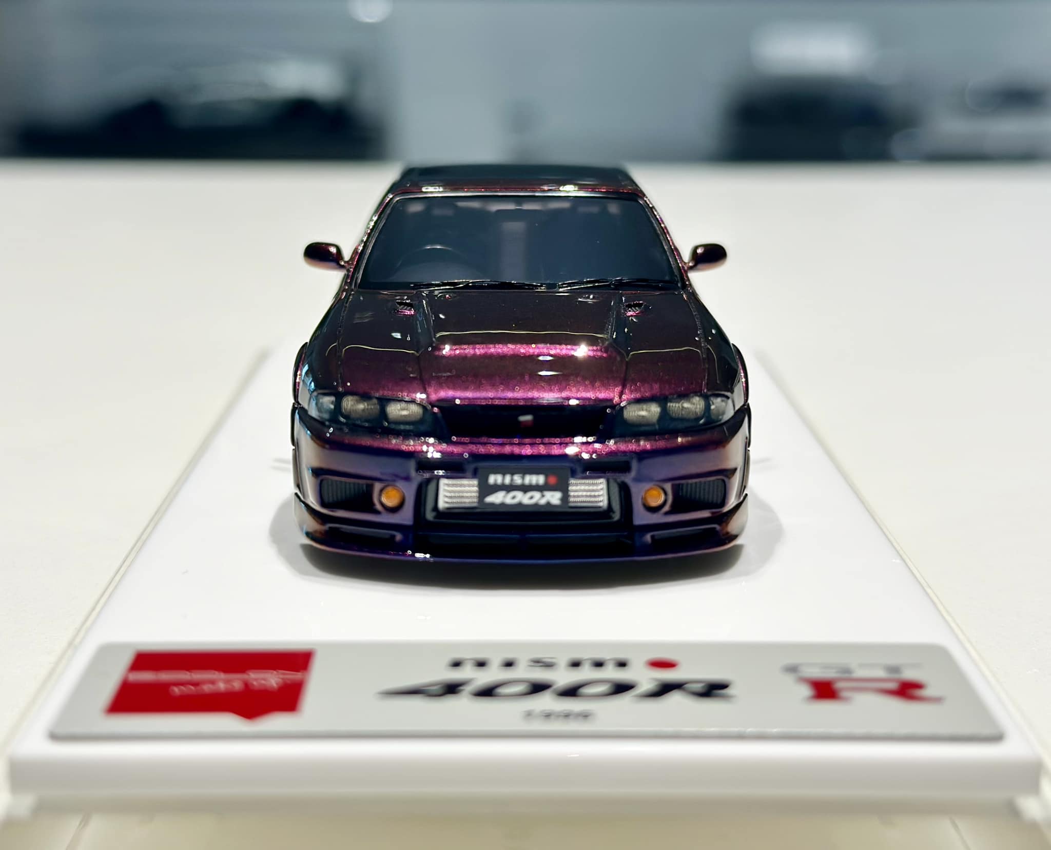 New in stock 1/43th Nismo 400R 1996 Midnight Purple by Makeup