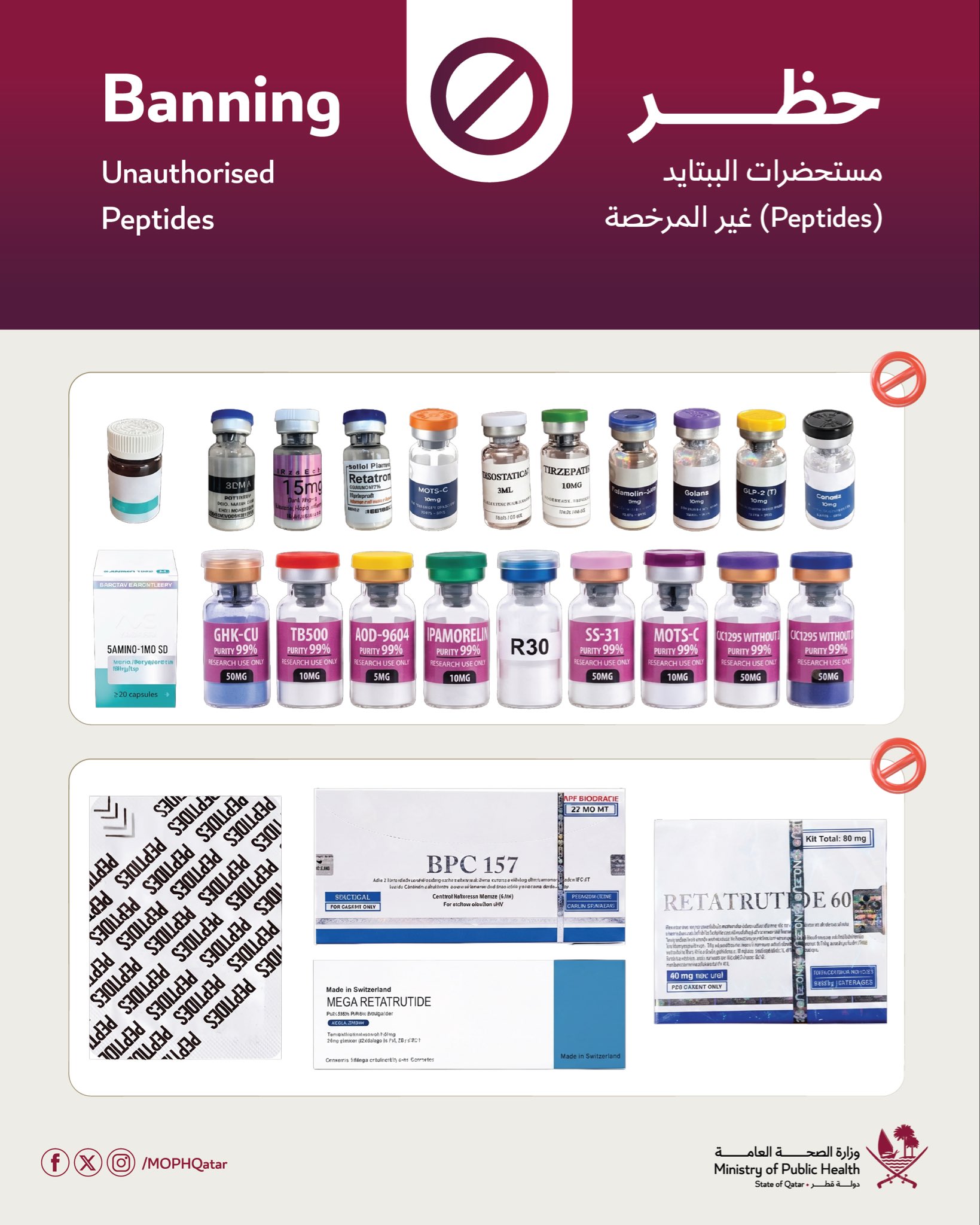 is bpc 157 banned in canada The Ministry of Public Health has the trading, use or promotion of peptide products that are not licensed by the Pharmacy and Drug Control Department. The ministry said the ban also Does Mounjaro Make You