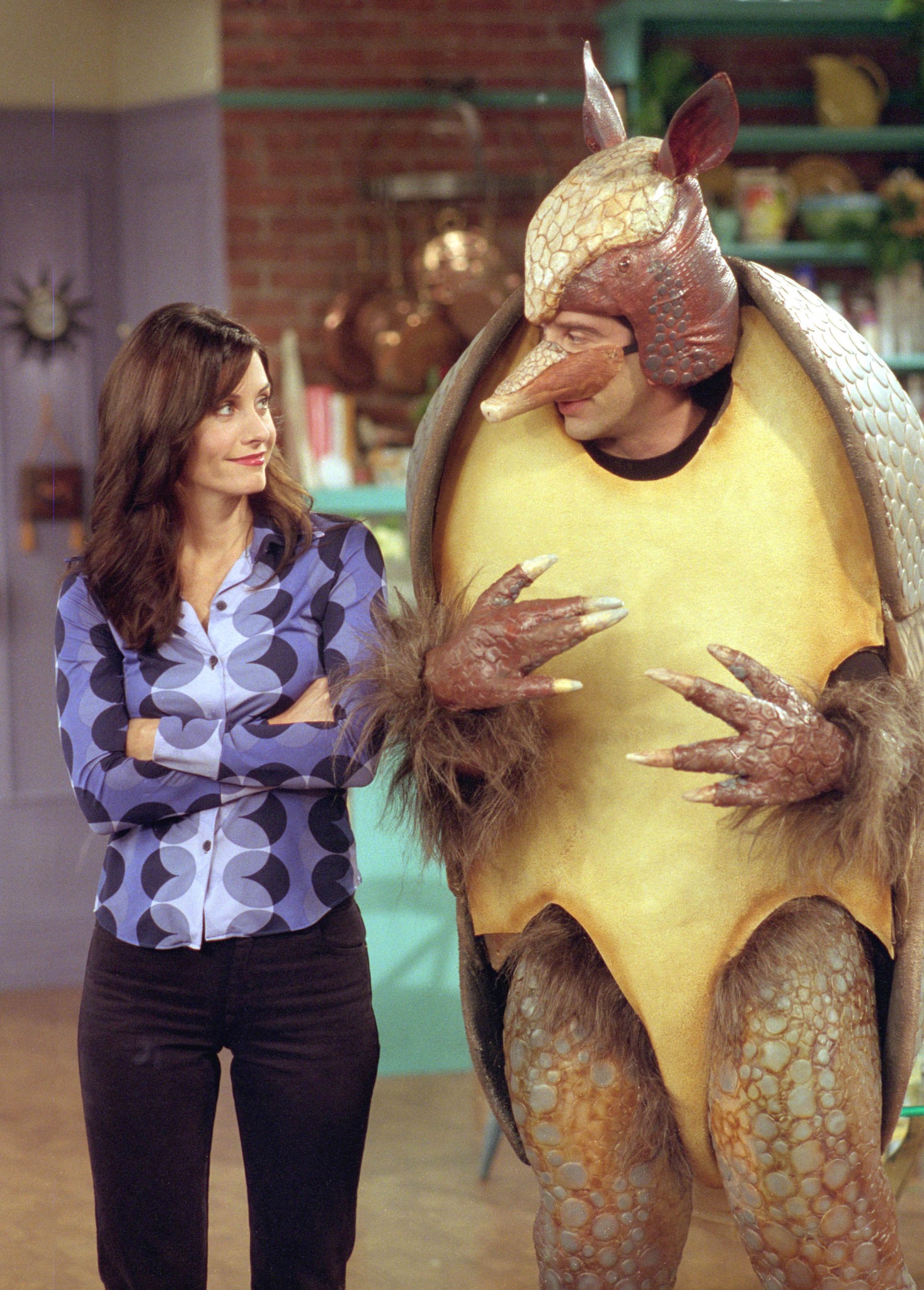 The One with the Holiday Armadillo” stands out as a deeply personal episode behind the scenes as well as on screen. It was directed by David Schwimmer, who later said it was
