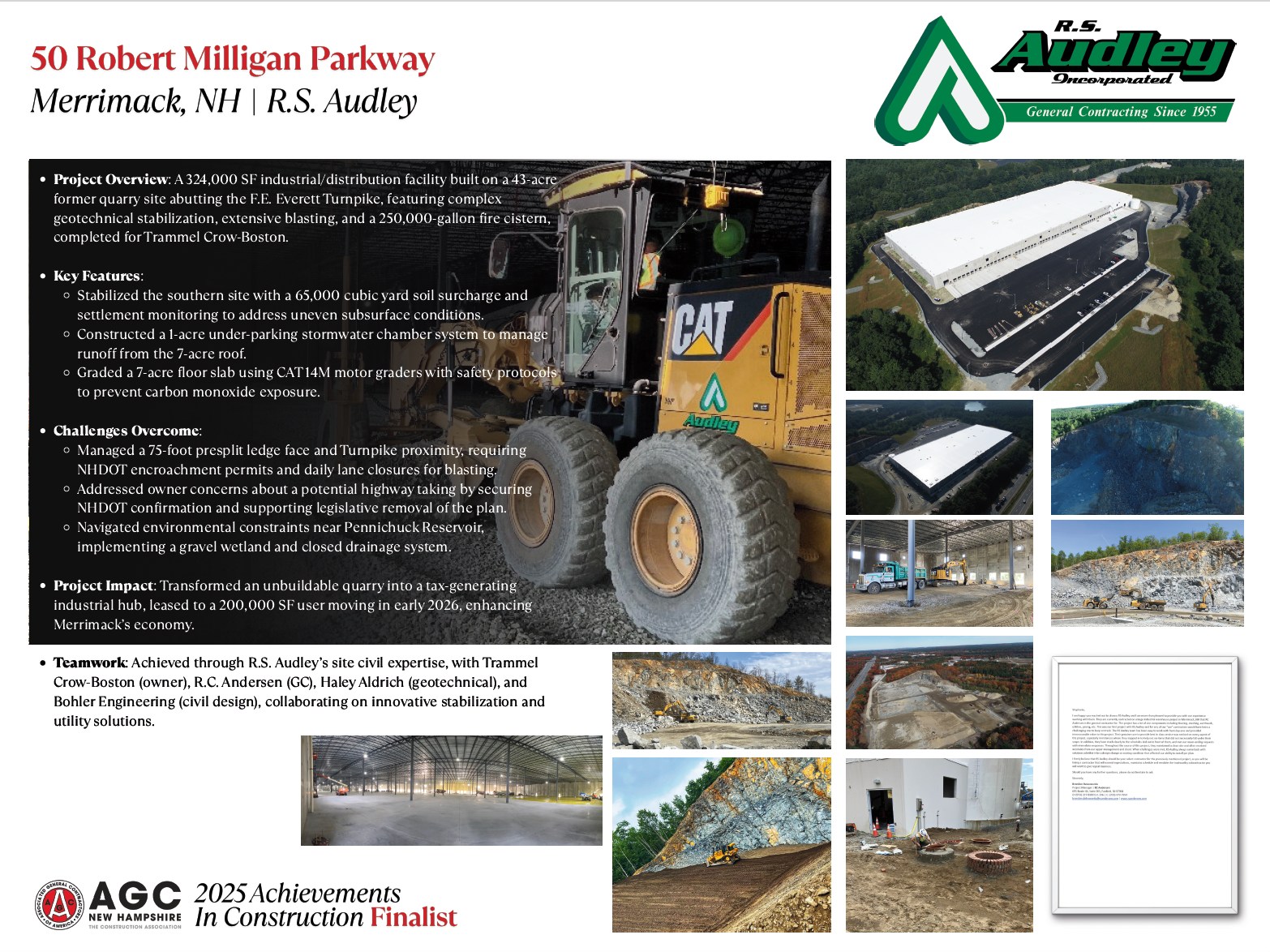 🏗️ Congratulations to RS Audley, Inc.! 🏆 We're proud to recognize R.S. Audley as a 2025 ... - Gal Environmental Study Geotechnical Recommendations